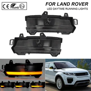 2X dynamické LED bočné zrkadlo blinker Svetlo Zase Signál Lampa Pre Land Rover Range Rover Evoque-2018 Velar 2018 Objav Šport
