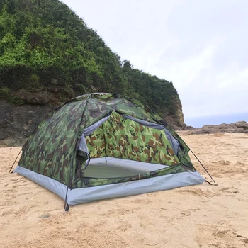 Prenosné Outdoor Camping Stan pre 1-2 Osoby jednovrstvový Vonkajšie Plážový Stan Ultralight Automatické Stan