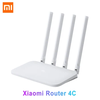 Xiao Router 4C Mi Bezdrôtový WiFi Opakovač 64 RAM 300Mbps 2.4 G 802.11 N 4 Antény Bezdrôtového Smerovanie WIFI Mihome APP Control
