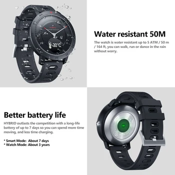 2020 Nové Zeblaze Hybrid Smartwatch EKG/PPG Srdcovej frekvencie, Krvného Tlaku Monitor Smart Hodinky Športové Spánku Sledovania Smart Pripomienky