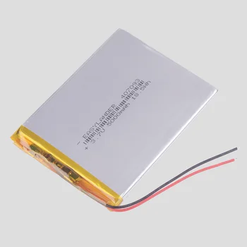 3,7 V 5000mAh 407090 polymer lithium ion batérie nabíjateľné batérie pre tablet pc 7 palcový Tablet PC 3wires