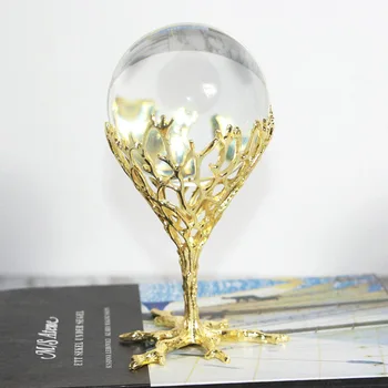 Škandinávsky luxus ploche Crystal ball ornament, High-grade Office Čaj stôl Tvorivé displayVestibule Štúdia Domáce dekorácie
