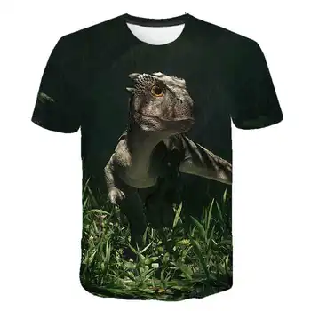 Deti T-shirt Zvierat, Dinosaurov 3D Chlapci/dievča T-shirt Deti Krátke Sleeve T-shirts Bežné Detské Oblečenie Letné Hot Predávať 3D Topy