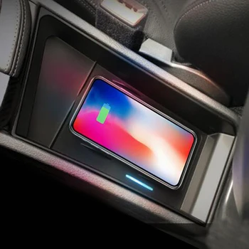 Auto QI bezdrôtové nabíjanie telefónu nabíjačku pre BMW X1 F48 X2 F39 2017 2018 2019 plnenie prípade telefón držiak na príslušenstvo pre iPhone