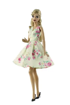 Taliansky Kvetinové Šaty Vybavy Vyhovovali Sady pre Barbie BJD FR SD Bábiky Oblečenie, hranie Rolí Príslušenstvo Hračky pre Dievča