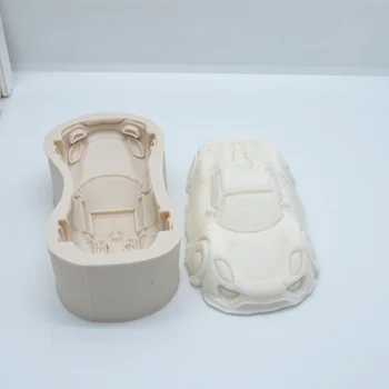 Luyou 3D SportsCar Tortu Nástroje Silikónové Fondant Formy Narodeninovú Tortu Zdobenie Nástroje Živice Formy Kuchyňa Pečenie Príslušenstvo FM1992