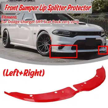 Vľavo+Vpravo Auto Predný Nárazník Splitter Pery Deflektor Pery Spojler, Difúzor Ochranu Pre Dodge Nabíjačku SRT Trusu Pack-2019