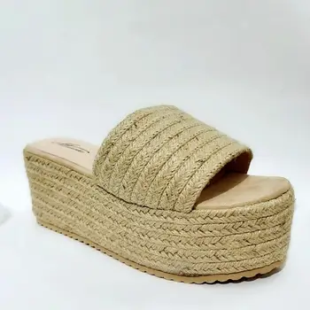 Ženské espadrille platformu sandál