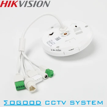 Hikvision DS-2CD3935FWD-IWS 3MP Fisheye Zobraziť 360 IP Kamera Podporu Hik-Pripojenie Aplikácie, WiFi Karta SD, PoE IR 10M nahradiť DS-2CD3942F-I