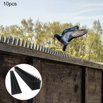 10pcs Anti Vtákov v Tŕní Votrelec Repelent Proti Stúpania Zlodej Domov Black Záhrada Bezpečnostná Odstrašujúci Ľahko Nainštalovať Plot Nástenné Hrotmi