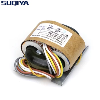 SUQIYA-R-26 OFC 35VA dual 220V0.05A dual 6.3V0.8A 35W R-typ transformer podporuje 115 V a 230 V príkon