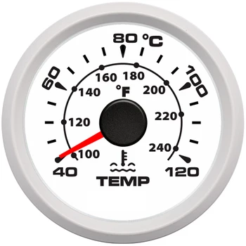 52 mm Auto Teplota Vody Rozchod 40-120 Celzia Digitálny Teplomer Vody Dočasný Rozchod