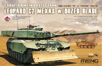 MENG Model TS-041 Kanadský Hlavný Bojový Tank Leopard C2 MEXAS w/buldozéru Zásob TS041