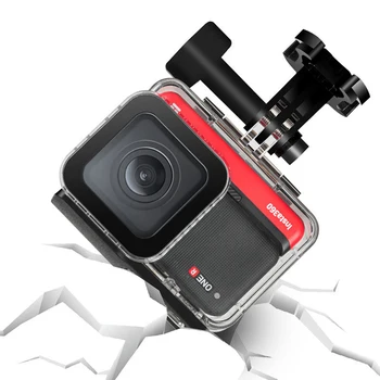 Pre Insta360 JEDEN R Ponoriť Prípade 360 Vydanie Fotoaparát Vodotesný Box