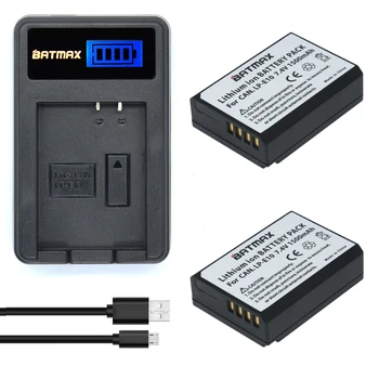 Batmax 2X 7.4 v Bateria LP-E10 Batéria LP E10 LPE10+LCD USB Nabíjačka pre Canon 1100D 1200D Rebel T3 T5 KISS X50 X70 Fotoaparát
