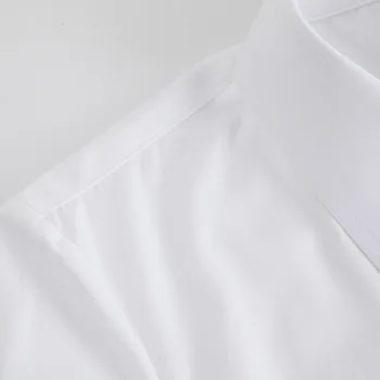 Biele Tričko Japonský Elegantné College Letné Topy dámske Blúzky Klope Dlhý Rukáv Práce Uniformy Škola Podnikania Topy Blusas Mujer