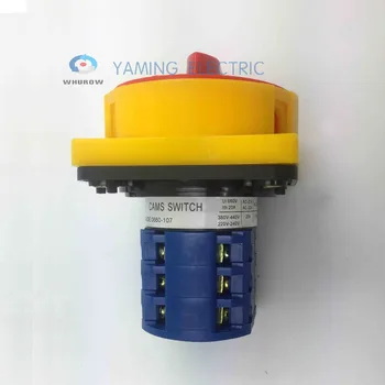 Yaming elektrické 3 fázy prepínaču, 20A 2 polohy on-off s visiacim zámkom panel cam izolant prepínač YMW26-20/3GS