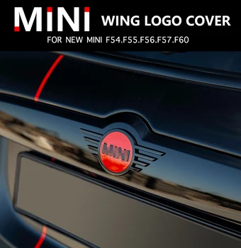 Zbrusu Nový Materiál ABS Farba Čierna Emblémy Kryt Pre 2018 LCI Facelift mini cooper F56 F54 F55 F60 F57 (2 KS/SET)