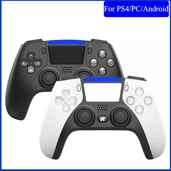 Bluetooth Bezdrôtový Herný ovládač Pre Konzoly PS4 6-os Dvojité Vibrácií Hra Gamepad Pre PC /Telefón Android Joystick Gamepad
