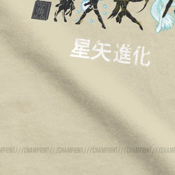 Seiya Vývoj pánske Tričká Rytieri Zverokruhu Saint Seiya 90. rokov Anime Vintage Tee Tričko Krátky Rukáv T-Shirt Bavlna Dospelých