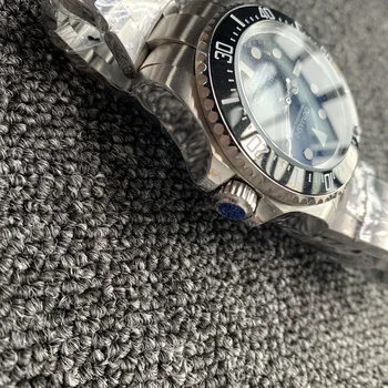 44 mm hodinky mužov automatické mechanické hodinky pánske zafírové sklo Svetelný hlboké Nehrdzavejúcej ocele mora Náramkové hodinky