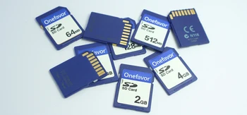10PCS onefavor 1 GB Secure Digital 1G 1GB Pamäťová Karta SD