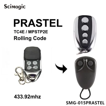 1pcs PRASTEL TC4E / MPSTP2E diaľkové ovládanie 433mhz rolling code garážové brány otvárač PRASTEL ručný vysielač príveskom, diaľkové