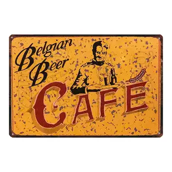 [YZFQ]ORVAL Belgické Pivo Kovov Cín Značky Kovové Maľovanie na Stenu, Kuchyňa, Reštaurácia, Domáce Art Decor Vintage Poster Cuadros DU-6161A