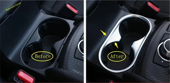 Lapetus Predné Sedadlo Vody Držiak Panel Rám, Kryt Výbava Matný Interiéru Prerobit vhodné Pre Mazda CX-5 CX5 2017 2018 2019 2020 ABS