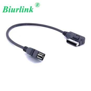 Biurlink Auto Media-IN Vstup AMI MMI Rozhranie USB Kábel, Adaptér pre Volkswagen Golf, Passat pre Audi