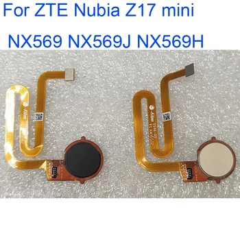 Pre ZTE Nubia Z17 mini z17mini NX569 NX569J NX569H Skener Odtlačkov prstov Dotykový Snímač Tlačidlo Domov Vrátiť Flex Kábel