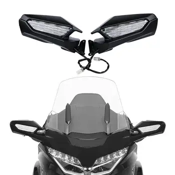 Motocykel Spätné Zrkadlo LED Zase Signál Jasný Objektív Pre Honda GL1800 Goldwing 2018-2020 2019