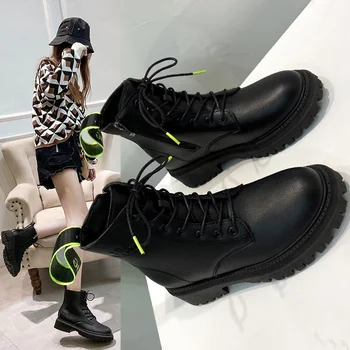 2020New produkty tenisky dámy graffiti kožené ploché topánky, tenisky bežecká obuv módne tenisky farby zodpovedajúce Martin topánky
