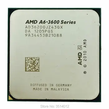 AMD A6-Series A6-3620 A6 3620 2.5 GHz Triple-Core CPU Procesor AD3620OJZ43GX Socket FM1