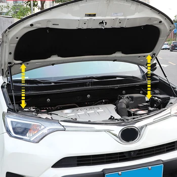 Motor, Kapota Hydraulický Výťah Prút Pre Toyota RAV4 roky 2013-2017 2018 Predná Kapota Motora Plyn Podporu Výťah Auto Vzpery Bar