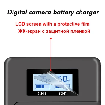 1800mah 7.4 V LP-E8 LPE8 LP E8 Batérie Batterie AKKU + LCD Duálny Nabíjačka pre Canon EOS 550D 600D 650D 700D X4 X5 X6i X7i T2i T3i