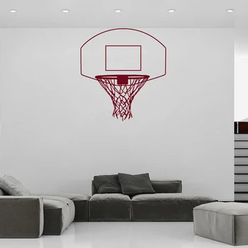 Basketbal Stenu, Nálepky Hoop Odtlačkový Kôš Čistý Nálepky Športové Izba Dekorácie Tvorivých Chlapcov Spálňa Decor Art Nástenná Maľba
