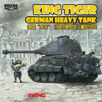 Meng Model WWT-003 nemecký Ťažký Tank King Tiger Porsche QEdition Veži Montáž