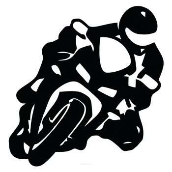 Dawasaru Biker Na Palube Auto Nálepky Osobné Nepremokavé Kotúča, Prenosný Kufor na Motocykel, Auto Príslušenstvo, PVC,15*15 cm