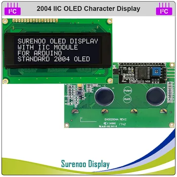 Skutočné OLED Displej, IIC/I2C/TWI 2004 204 20*4 Sériový Charakter LCD Modul Displeja LCM