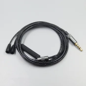 Pre Sennheiser IE8 IE8i IE80 Slúchadlá 3,5 mm Káblové Slúchadlá Kábel Odnímateľný Náhradné Slúchadlá Kábel In-line Kontrolu w/ Mic