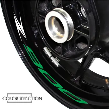 NOVÝ Motocykel, Reflexné kolesa logo ochrany nálepky vnútorný okraj dekorácie, nálepky pre KAWASAKI Z900 z 900