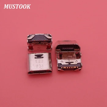 100ks Micro 7pin USB Konektor Pre Samsung I9082 I879 I8552 I869 Samsung Galaxy Tab 3 Lite SM-T110 Mobile Nabíjací port