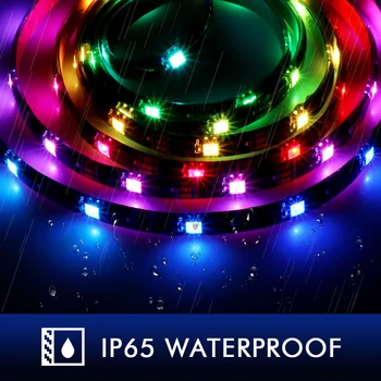Individuálne adresovateľné RGB LED pásy Pre iCUE Corsair Led Osvetlenie Auta Dekor PC Prípade Led Pásy 5V WS2812b Rainbow Farebné Pásy