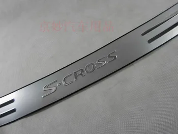 Vysoko kvalitnej nerezovej ocele zadné parapete panel,Zadný nárazník Chránič Prahu Pre Suzuki SX4 S-Cross S Cross-2018