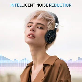 Hlboké Basy Stereo Zvuk Bluetooth Hudobné Slúchadlá Aktívnym Potlačením Hluku Bezdrôtový Herný Headset S Mikrofónom FM TF Taška Prípade Darček