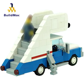 BuildMoc Techniku, Auto Mini Truck Nápady Schody Truck Stavebné Bloky MOC Tvorca Konštrukcia Auto Tehly Vzdelávacie Deti Hračka Darček