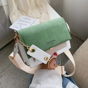 2020 dizajn značky dámy módne luxusné matné kožené messenger taška reťazca jednoduché dámy ramenní taška messenger prenosné peňaženky