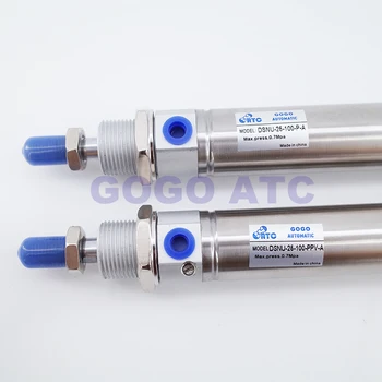 GOGOATC kolo vzduchu valec nehrdzavejúcej ocele s otvorom 32mm DSNU-32-150/200/250/300-P/PPV-typ pneumatické valce na predaj