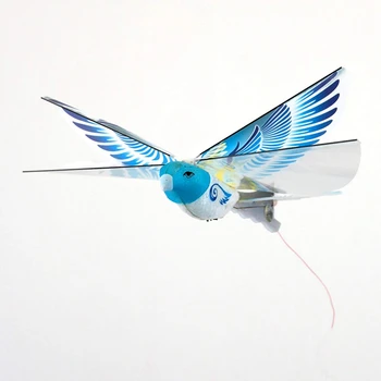 Diaľkovo Ovládané Vták Simulácia Mávanie-Krídlo Letu Holubov Indukčné Vták Elektrické Eagle Diaľkové Ovládanie Bionic Modrý Vták